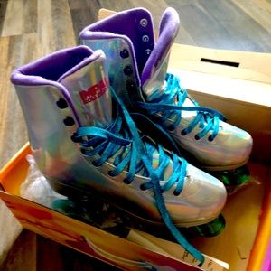Iridescent Impala roller skates size 11